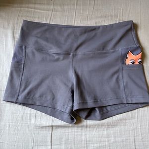FEED ME FIGHT ME shorts foxy dog in pocket small